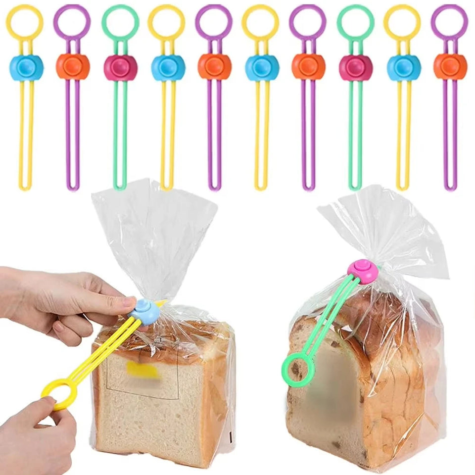 Nuevo SET de 20 Clips Selladores Flexibles Para Alimentos