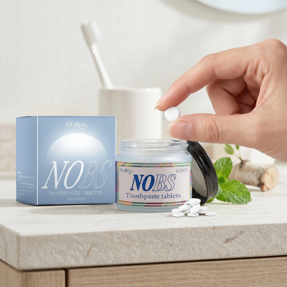 Nuevo Tabletas Dentales Masticables Brillo Fácil