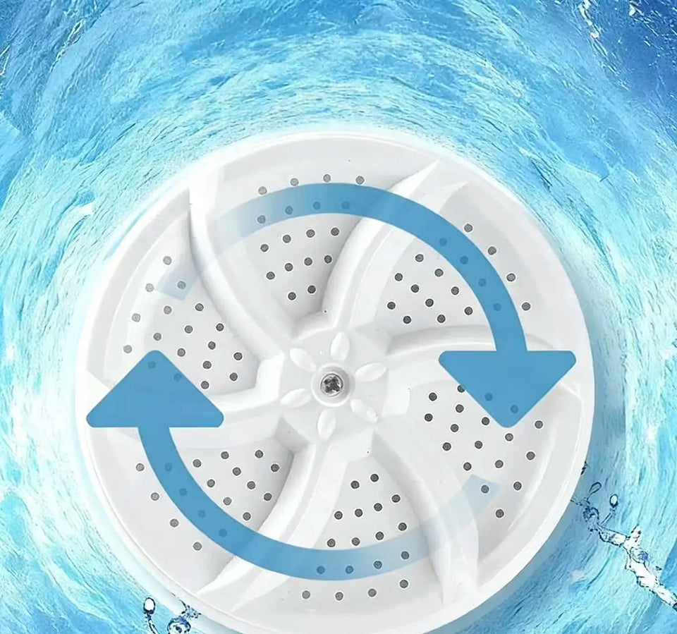 Nuevo Mini lavadora portátil turbo compacta