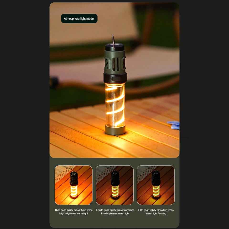 Nuevo Linterna Camping Telescópica Pro