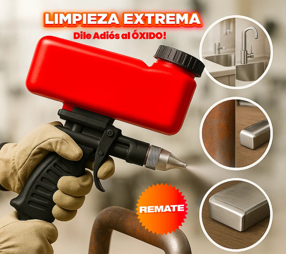 Nueva Pistola Portátil Chorro de Arena