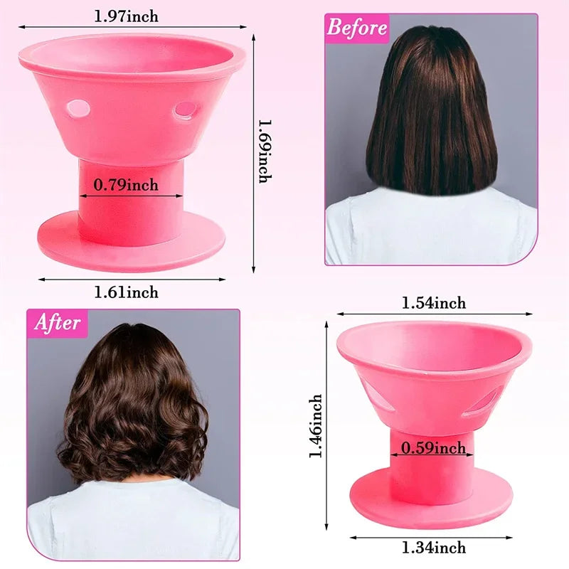 Nuevo Rizadores de Silicona Fácil para Cabello