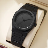 Nuevo Reloj Casual Negro Duradero Clásico