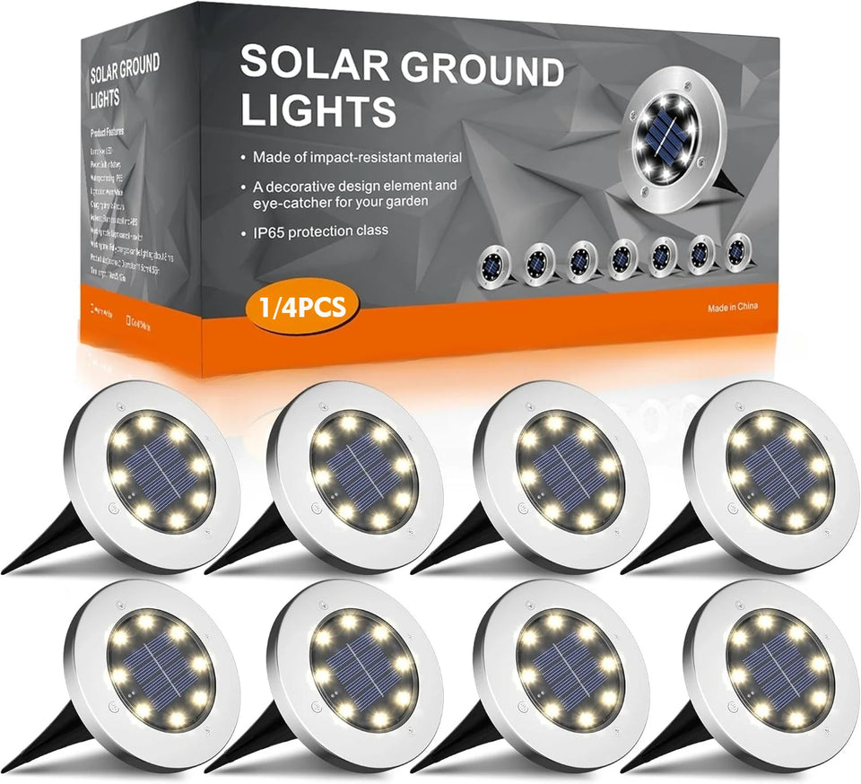 Nuevas Luces Solares Empotrables para Jardín
