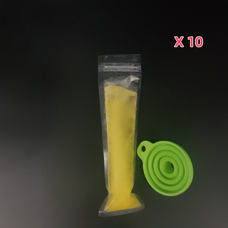 Nuevas 100 Bolsas para helados Caseros Rápidos
