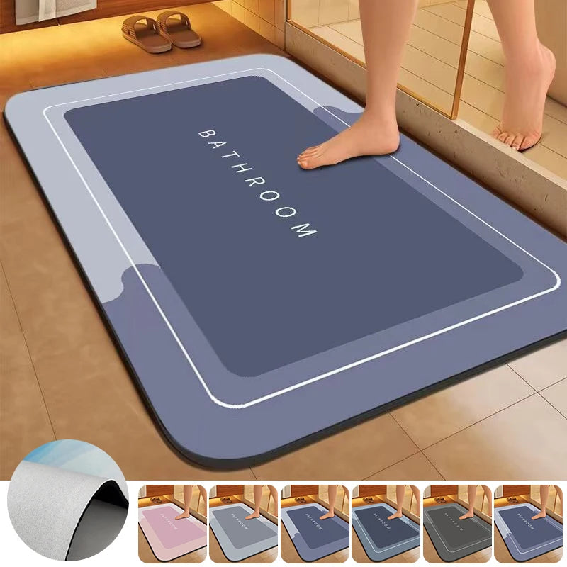 Nuevo Set de dos alfombras Super Absorbentes para Baño y cocina