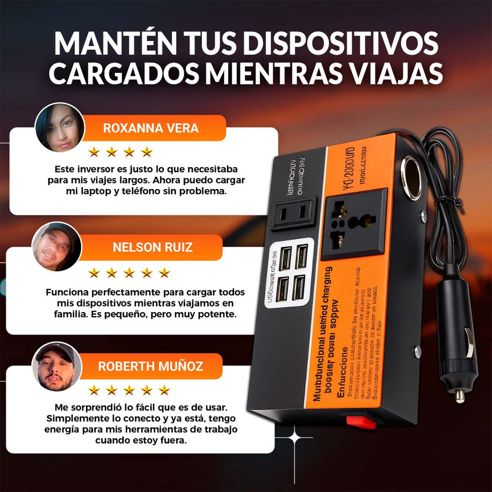 Nuevo Inversor de Corriente CargaMax