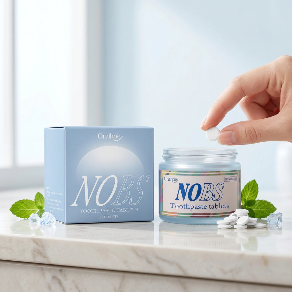 Nuevo Tabletas Dentales Masticables Brillo Fácil
