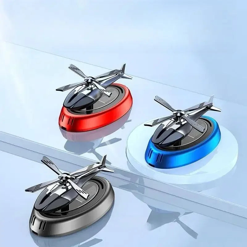 Nuevo Mini Avión Aromático Solar Giratorio