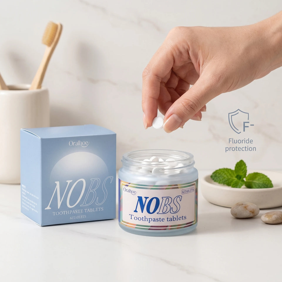 Nuevo Tabletas Dentales Masticables Brillo Fácil