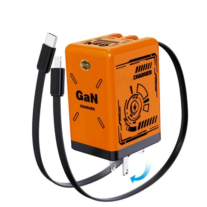 Nuevo Cubo Cargador Retráctil Pro GaN