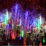 Nuevas Luces LED Lluvia navideña (Pack de 8 lágrimas)