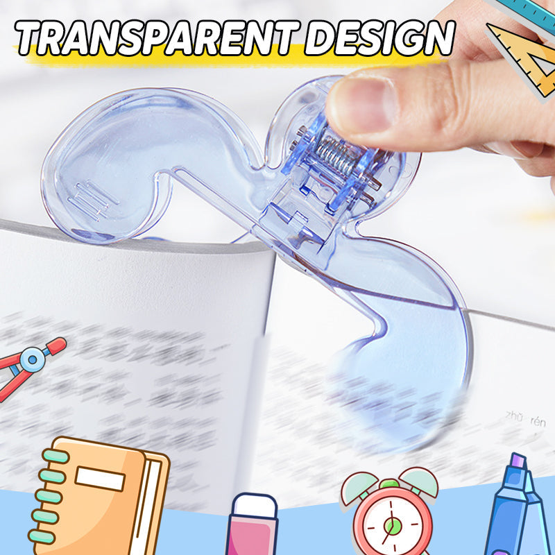 Nuevo Sujeta Páginas Transparente Portátil