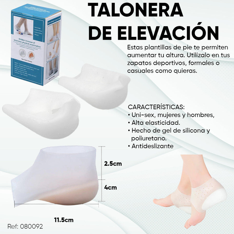 Nuevas Talonera terapeutica en silicona PasoConfort® lleve un par (2 unidades)