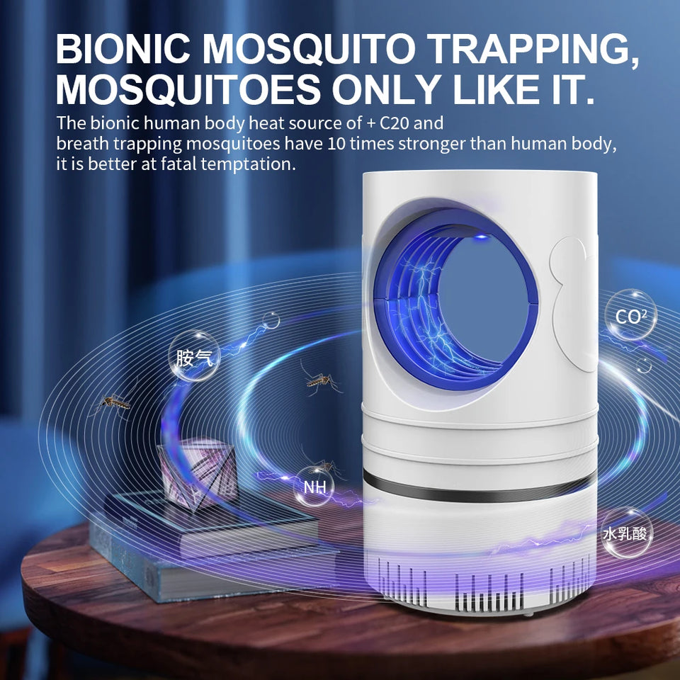 Nueva Lámpara Mata Mosquitos USB Compacta Nocturna
