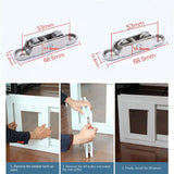 Nuevo Set de 4 Rodamientos Silencioso para Puerta Corredera