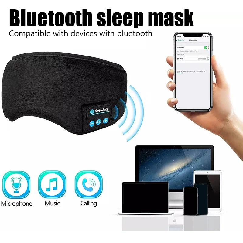 Nueva Máscara Auricular Bluetooth para Dormir