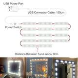 Nuevo Espejo LED Ajustable Recargable Maquillaje