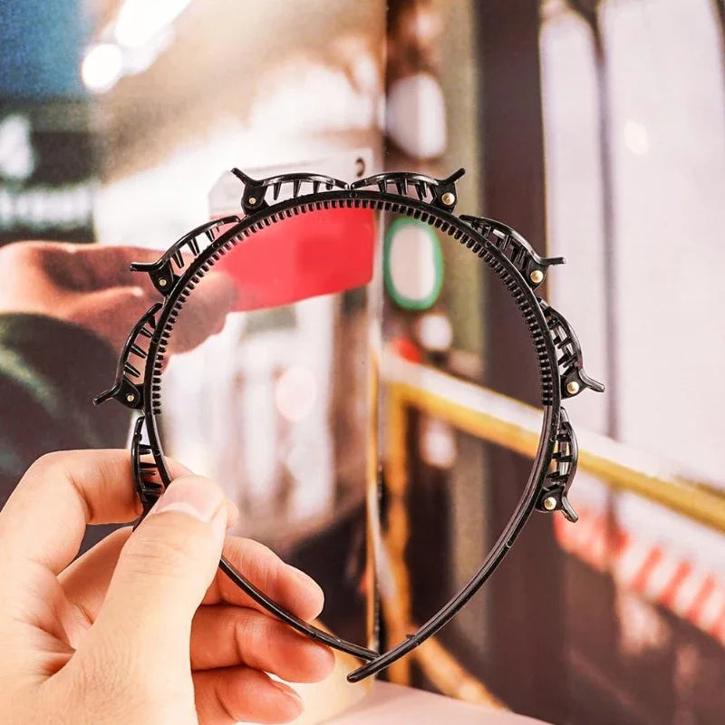 Nuevo Diadema Trenzada Fácil Estilo Diario