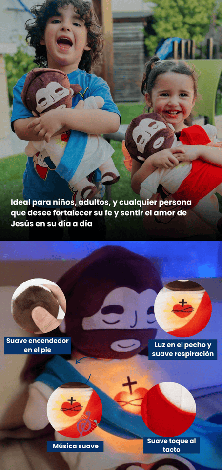 Nuevo Peluche Respirante de Jesús