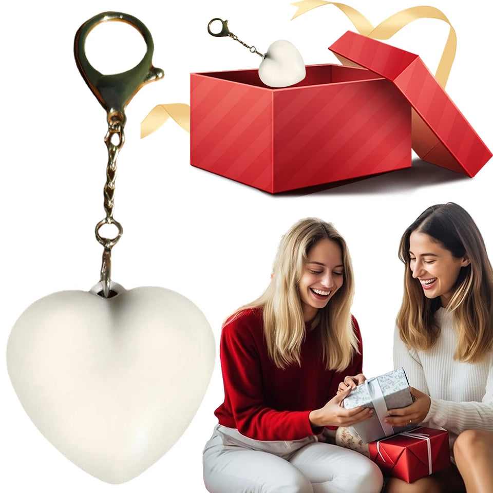 Nueva Luz Colgante Llavero Corazón LED