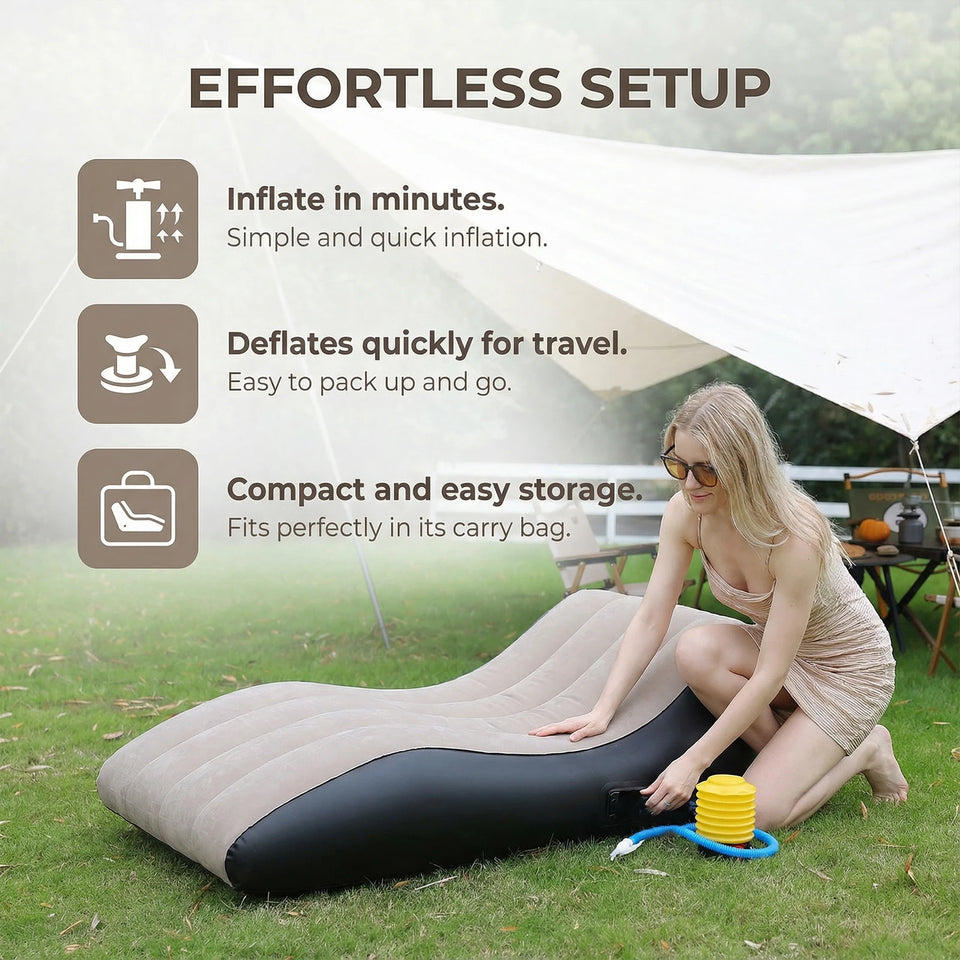 Nuevo Sofá Inflable Portátil para Relax