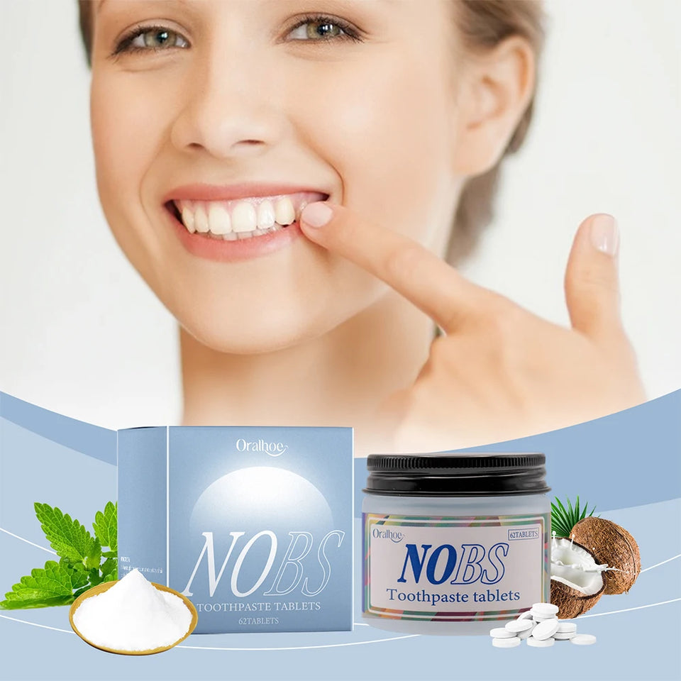 Nuevo Tabletas 62 capsulas Dentales Viaje Frescura Blanqueo