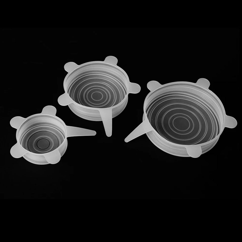 Nuevo Tapas Silicona Flexibles Multiuso Herméticas