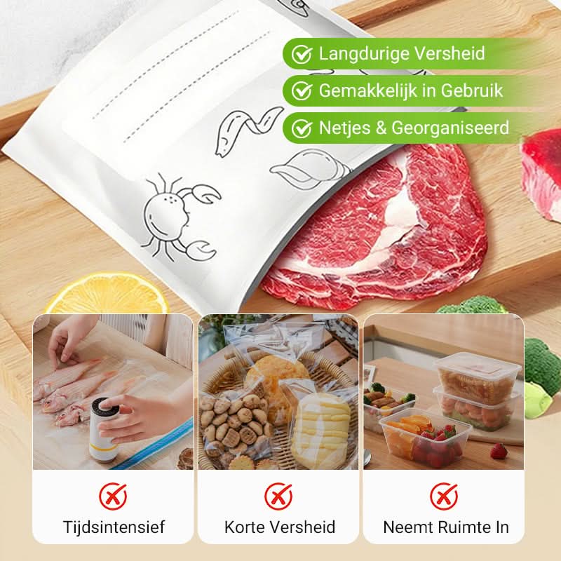 Nuevas Bolsas Reutilizables de Aluminio pack de 50 fundas