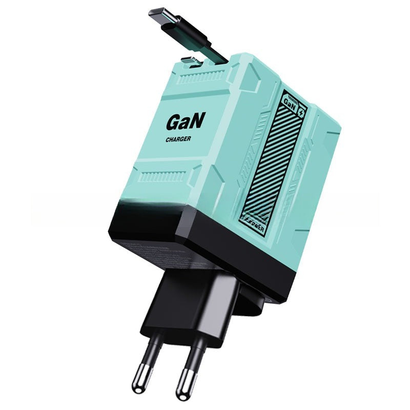 Nuevo Cubo Cargador Retráctil Pro GaN