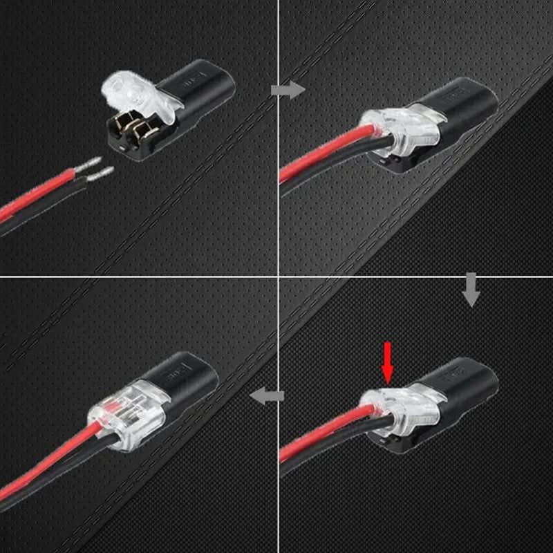 Nuevo Conectores Push-in Doble Rápidos Seguros