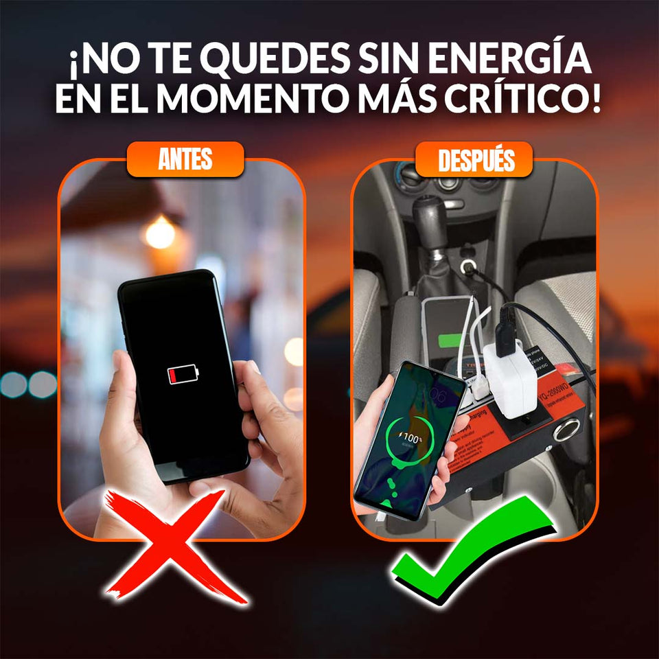 Nuevo Inversor de Corriente CargaMax