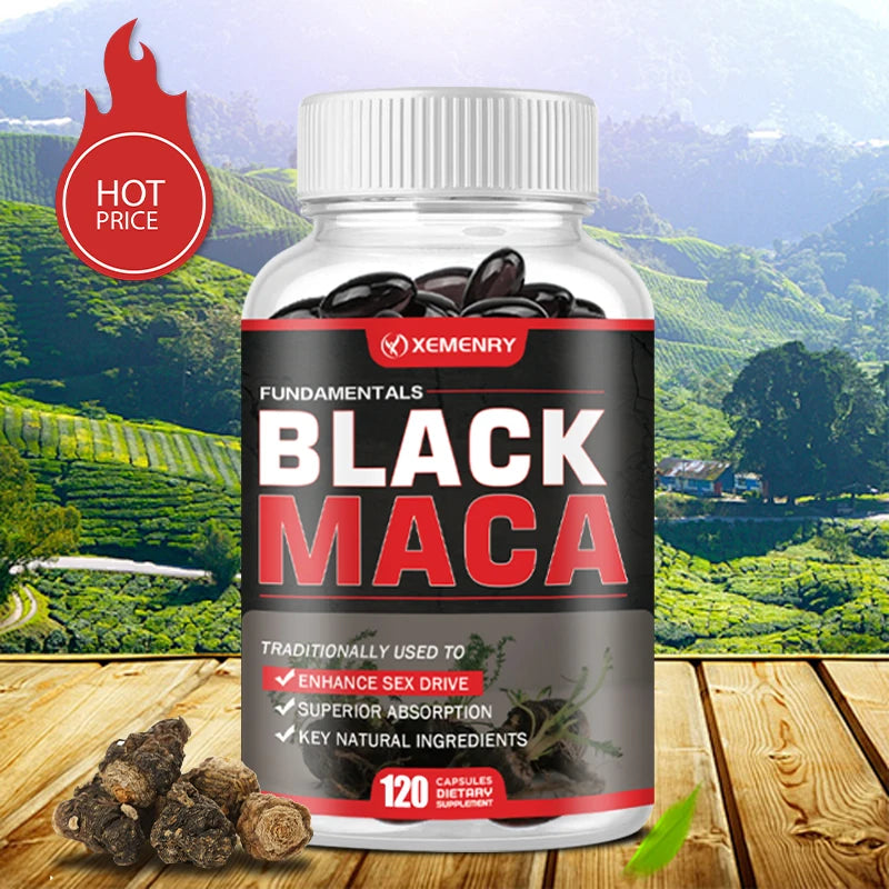 Nueva Maca Negra Energía y Rendimiento Natural
