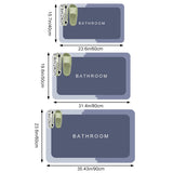 Nuevo Set de dos alfombras Super Absorbentes para Baño y cocina