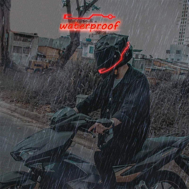 Nueva Tira LED para Casco de Moto