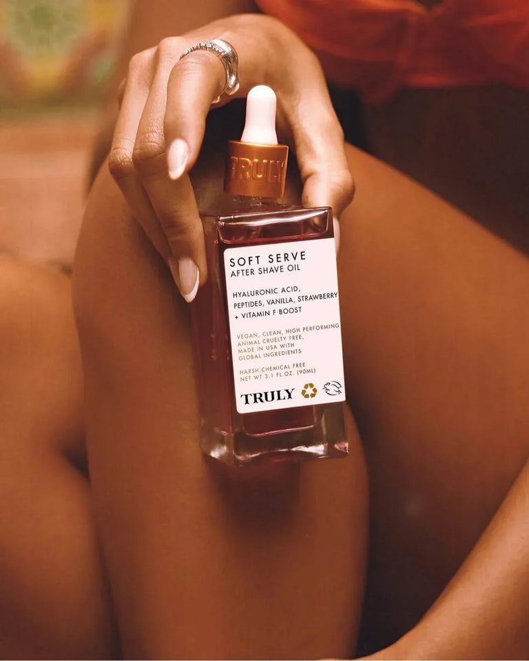 Nuevo Aceite Truly Suavizante y aclarante Post-Afeitado de 90 ML