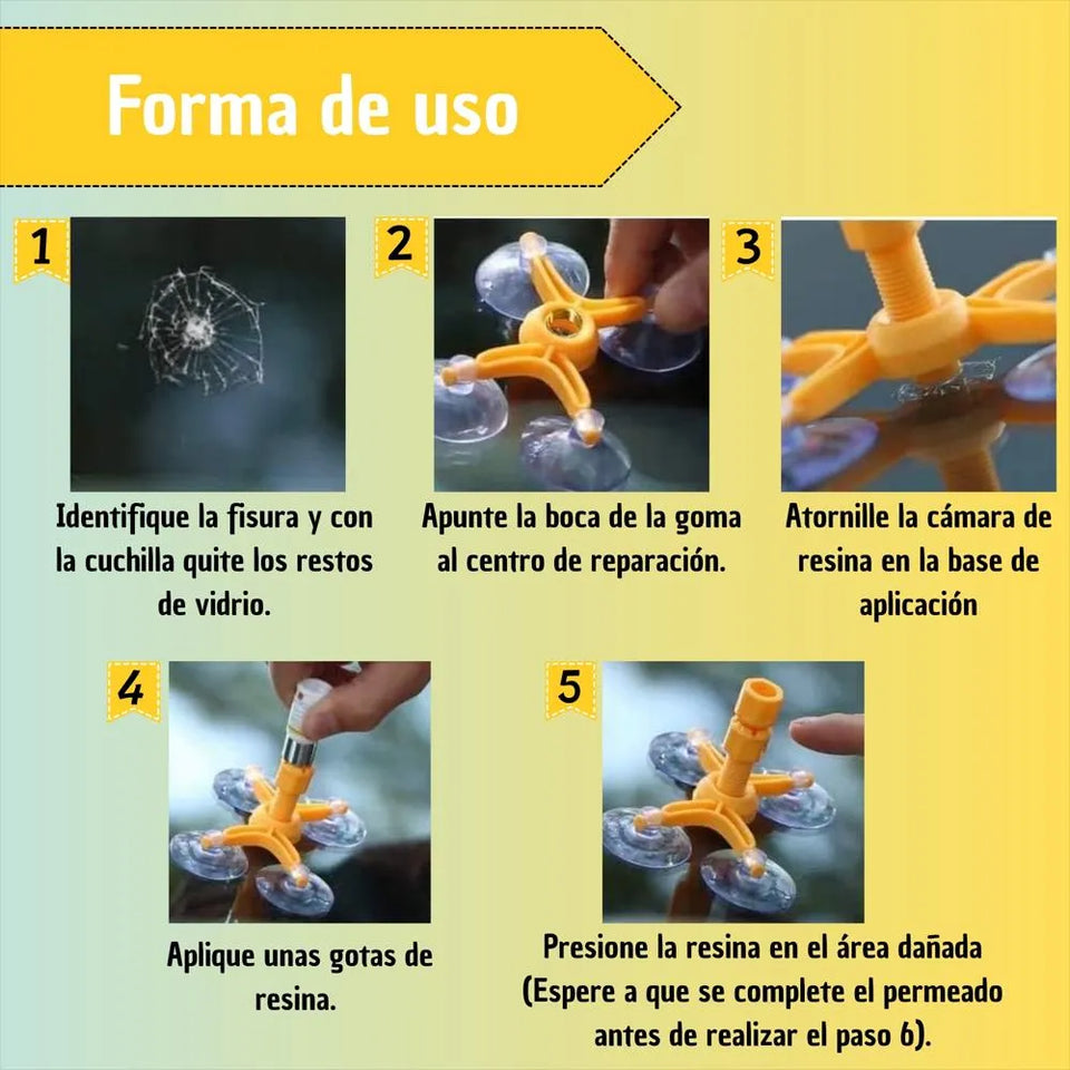 Kit de Reparación de Parabrisas