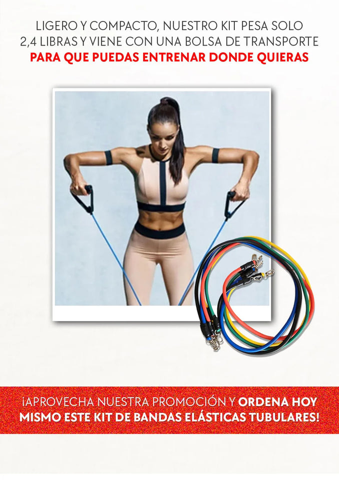 Kit de Bandas Elásticas (11 Piezas)