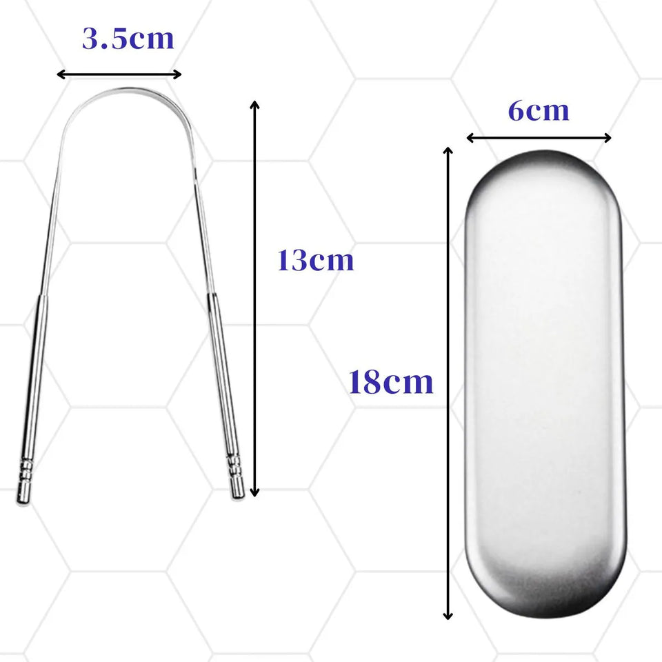 Nuevo Raspador de Lengua de Acero Inoxidable