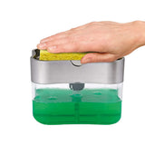 Dispensador de jabón 2 en 1
